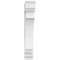 Ekena Millwork Standard Imperial Architectural Grade PVC Bracket With Traditional Ends, 5"W x 24"D x 32"H BKTP05X24X32IMP01 - alternate 4